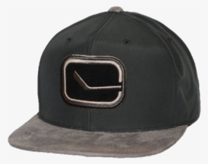 Vancouver Canucks Stick Logo Grey Suede Brim Snapback - Vancouver #2753370