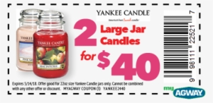 22oz Yankee Candle Jars - Printed Large 22 Oz. Classic Jar - Macintosh #2753824