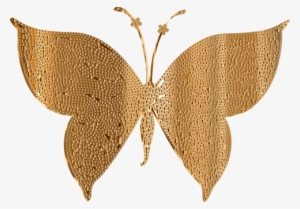 Butterfly Computer Icons Gold Moth Arthropod - Gold Butterfly Png #2754314