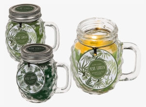 Scented Candle In Glass With Handle & Metal Lid - Bougie Parfumée Dans Chope En Verre #2754476