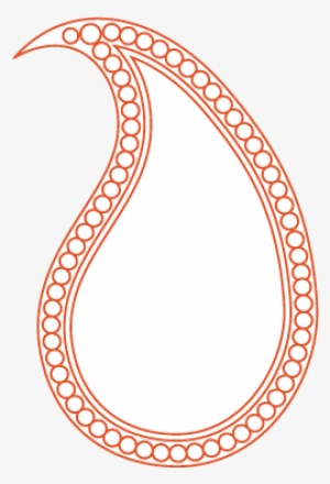 Paisley Pattern Orange - Baku Buta #2754708