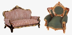 Framed Art For Your Wall Armchair Seat Baroque Furniture - Mueble Barroco Png #2756006