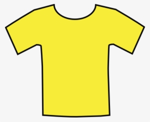Yellow T Shirt Cartoon #2756681
