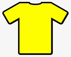 T Shirt Clip Art Yellow #2756729