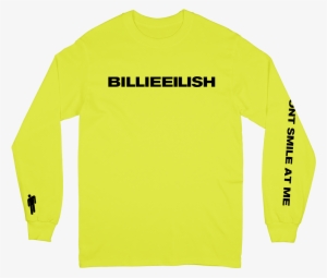 Yellow Long Sleeve Shirt - Billie Eilish T Shirts #2756907