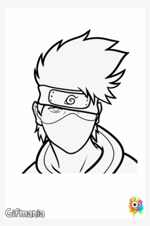 Vector Transparent Kakashi Hatake Pinterest And - Anime Drawing Easy Naruto Characters #2757009