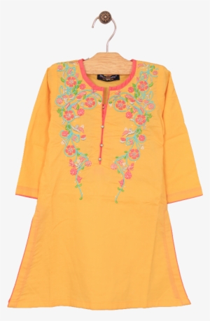 14957134450 Mushrooms Yellow Shirt With Gharara - Gharara #2757078