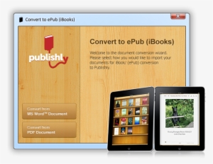 Easy Ibook And Epub Conversion With Publishly - Ibooks Windows #2757232