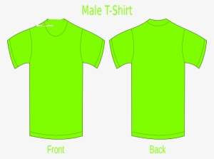 Green T-shirt Clipart - Neon Green Shirt Template #2757367 Green T-shirt Clipart - Neon Green Shirt Template #2757367