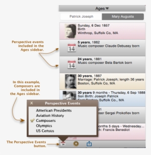 Ages Window With Perspective Events - Window #2757520