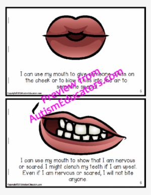 Social Story Not For My Mouth #2757601 Social Story Not For My Mouth #2757601