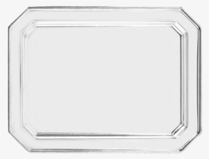 Octagon Tray Stainless Steel 30 X 40 Cm - Serving Tray - Free 