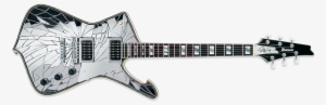Ibanez Paul Stanley Ps1cm Cracked Mirror - Paul Stanley Iceman Guitar #2758178
