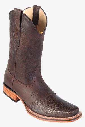 Ostrich Leg Brown Men's Rodeo Boot #2758206