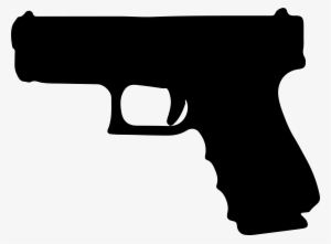 Pistol Silhouette Png Download - Glock 19 Nra Blue #2758745