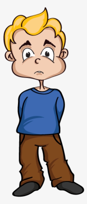 Sad Face - Straight Face Child Clip Art #2759236