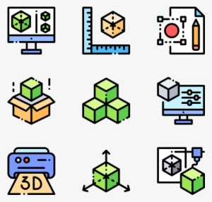 3d Printing - Icons For Web Design #2759696