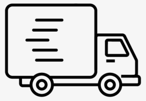 Shop Online, Delivery Truck - Vanoutline #2759905