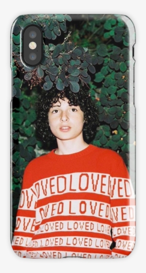 Finn Wolfhard Iphone X Snap Case - Red Aesthetic Finn Wolfhard #2760057