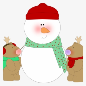 Cute Snowman Clipart And Reindeer Clip Art Image Free - Snowman Clip Art #2760387 Cute Snowman Clipart And Reindeer Clip Art Image Free - Snowman Clip Art #2760387