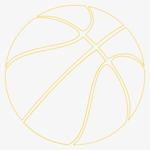 Gold Outline Basketball Clip Art At Clker - Circle #2761049