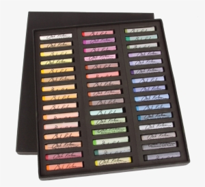 Richeson Medium-soft Pastels Set Of 45 Full Sticks - Leather #2761090