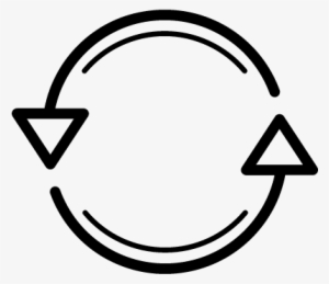 Repeat Button Vector - Dos Flechas En Circulo #2761092