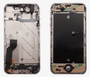 Microspareparts Bezel Assembly W/o Front Camera Black - Iphone 4s #2761165