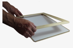 With The Frame Securely In Place, On Top Of The Paper, - Paper #2761196