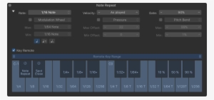Note Repeat Keyboard - Note Repeat Logic Pro X #2761590