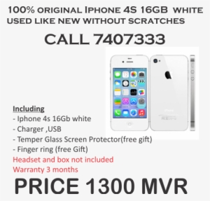 Apple Iphone 4s 8gb White #2761591