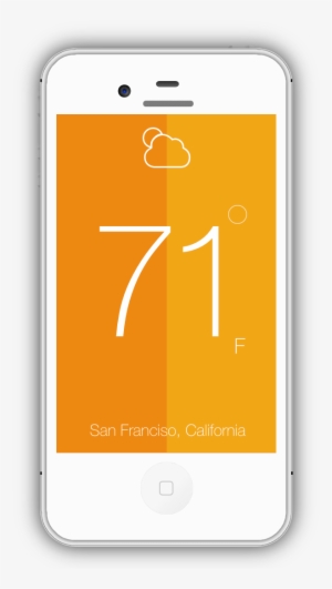 Iphone4s White Mockup - Iphone 4s #2761892