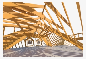 Wood Rafter Systems In Revit® For Any Geometry - Wood Rafter #2762260