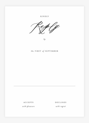 Estate Rsvp & Envelope #2762306