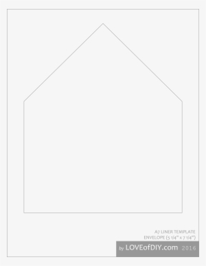 A6 Or A7 Envelopes - Line Art #2762388