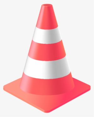 Pink Traffic Cone Vector Data For Free - Pink Traffic Cone Png #2763127