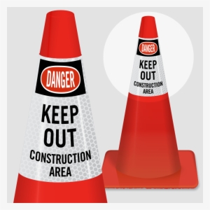 Danger Keep Out Construction Area Cone Collar - Cone #2763306