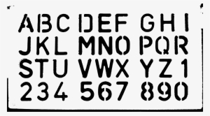 This Free Icons Png Design Of Template Latin Alphabet #2763326