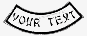 Custom White Crest Rocker Patch - Karate #2763486