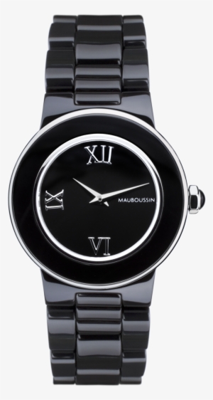 Amour La Nuit Watch, Black Ceramic And Roman Numerals - Montre Mauboussin Femme Prix #2763541