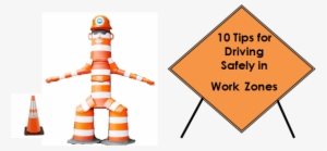 Cone Clipart Driving Safety - Construction Zone Safety #2763612