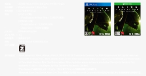 Isolation エイリアン アイソレーション 対応機種 ：playstation® - Alien Isolation - Game Console - Download #2764240