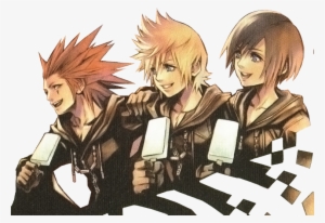 Aqua, Ventus And Terra - Roxas Xion And Axel #2764302