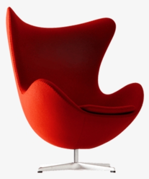 Armchair Red Modern - Egg Chair #2764882