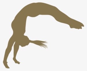Free Download Gymnastics Flip Silhouette Clipart Artistic - Gymnast Silhouette On Bars #2765424