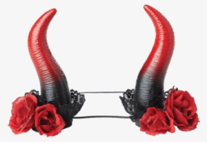 Devil Horn Png - Adult Womens Ladies Rose Enchantress Horns - Halloween #2765911