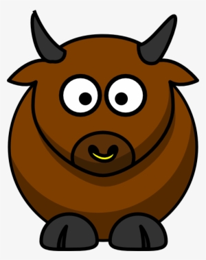 Bull Clip Art - Cartoon Wildebeest #2765948