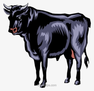 Bull Royalty Free Vector Clip Art Illustration #2765965