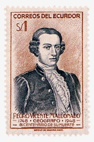 Bicentenario Pedro Vicente Maldonado Sello Postal Riobamba - Pedro Vicente Maldonado #2766255