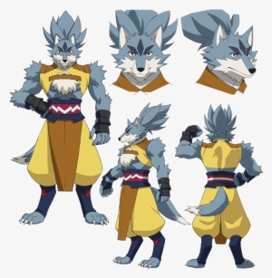 Another "furry" Character Is Rommel, An Ermine, And - Gundam Build Divers Tigerwolf #2766458